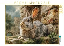 CALVENDO Puzzle Kaninchenportraits | 1000 Teile Lege-Größe 64x48cm Foto-Puzzle f