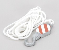 Bruder 42735 Ersatzteil ,,Kranhaken m. Schnur,, für Kran-LKW 02754- 03771- 02826