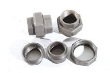 1 x Rohrverschraubung IG 1 1/2" gerade dichtend Gewindefitting schwarz Muffe