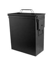 US Army Munitions Kiste AMMO BOX STEEL CAL.50 Behälter schwarz ohne Aufdruck