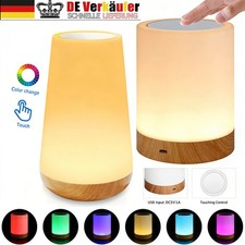 RGB LED Nachttischlampe Touch