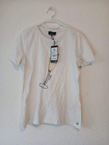 Monari damen shirt weiß - damen, t-shirt