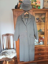 Damen Mantel Wolle mit Hut