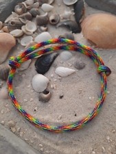 Surferarmband Armband Paracord 4mm Schiebeknoten Damen Herren Bunt Hippie