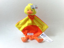 Ergee Ente Küken Vogel ? mit Füße gelb orange Kuscheltuch Schmusetuch (T218)