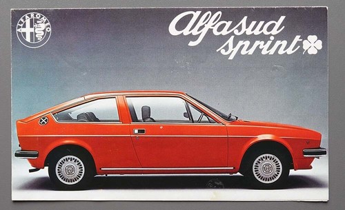 Prospekt alfasud sprint 1976 - prospekt,
