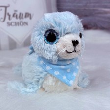 PIüsch Seehund blau mit