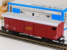 Märklin 4698 Freight Car Hhk SBB Switzerland DC Axles H0 Top! OVP 1704-18-53