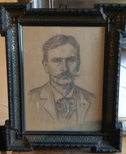 Bleistiftzeichnung  " Th