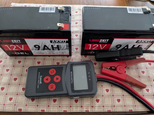 Zwei akku 12v 9ah blei - 12v,