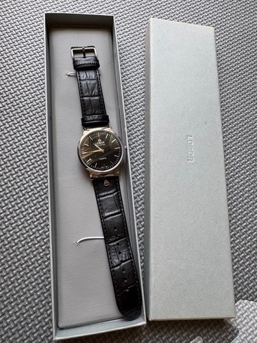 Lobor schwarze lederuhr - schwarze,