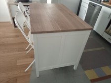 Kücheninsel Holz Ikea Tornviken weiß