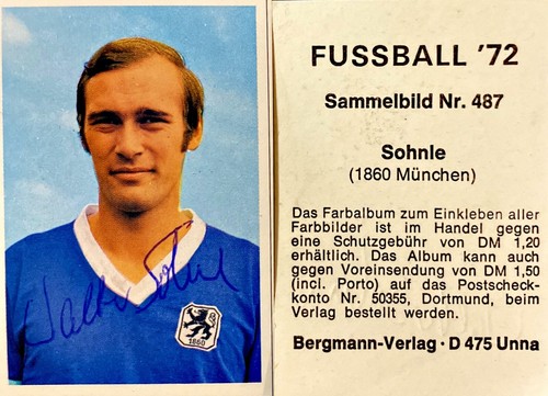 Autogramm walter sohnle - autogramm,