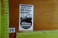 Alter Aufkleber Reise Deutsche