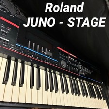 ROLAND JUNO-STAGE 76-KEY SYNTHESIZER VOLL FUNKTIONSFÄHIG MIT ADAPTER &...