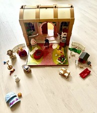 Playmobil Koffer tragbare Truhe Schloss ausklappbar Prinzessin Figuren Zubehör