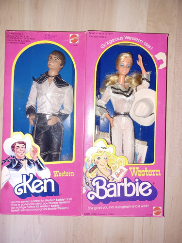 Barbie puppen western - 2,