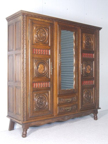 1642 vintage schrank massiv - ef,