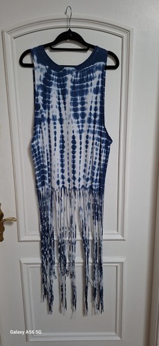 Fransen batik long top - batik,