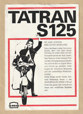 Verkaufsprospekt  Motorroller TATRAN S 125  Original 1 Seite