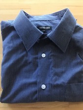 männer Hemd ? langarm mini Kariert Weiß Blau grösse xl / XXL wie Neu