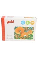 Goki Puzzle Eichhörnchen 24
