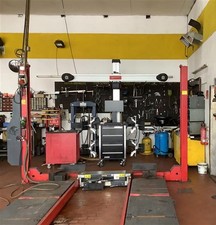 Hebebühne 4-Säulen-Hebebühne Achsvermessungsbühne Corghi 5004 CT LT 5000 Kg