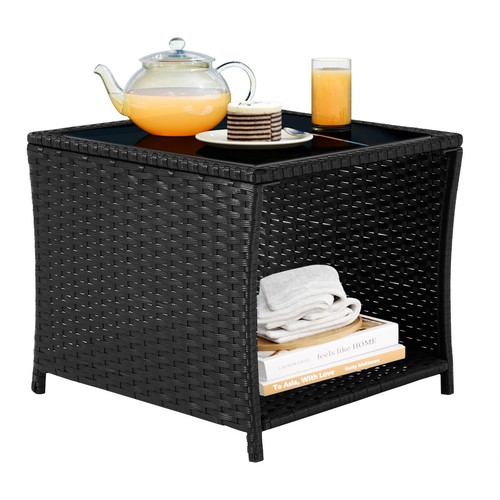 Polyrattan gartentisch - polyrattan,