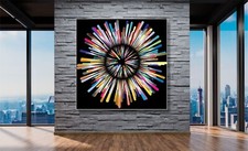 WANDBILD ALU RAHMEN 150x150