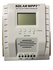 MPPT 60A Solarladeregler 24V 12V Auto Max 100V DC Eingangssolarregler