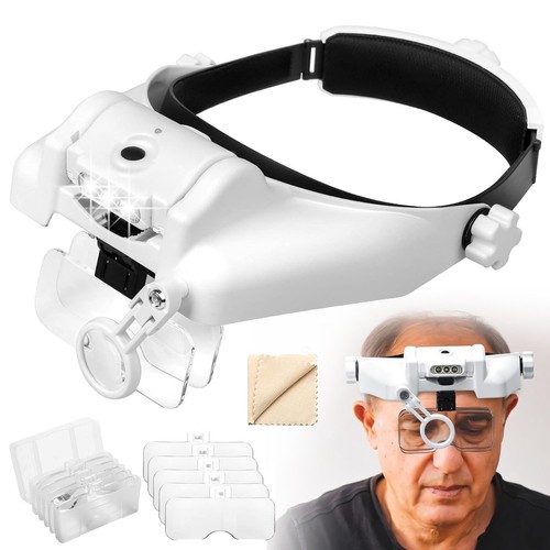 Led stirnlupe mit licht - stirnlupe,