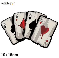 Karte Spielkarte Herz Pik As