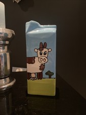 Cartoon PopArt Milch Kanne Groß - Een Kado met een boodschap Kuh Holland Keramik
