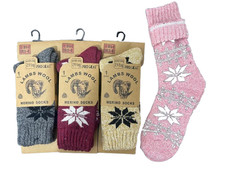 Damen Lammwolle Merino Socken 2.4 Tog Thermo PRO HEAT verschiedene Socken UK 4-8