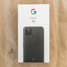 Google Pixel 5 OVP Original Karton 5G 128GB Just Black (OHNE Telefon!)