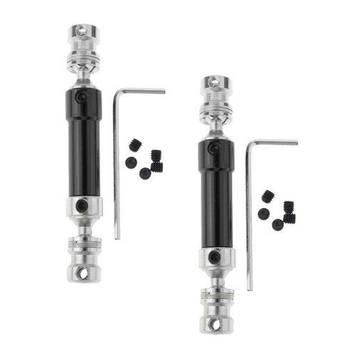 Aluminium schwarz - 2x,