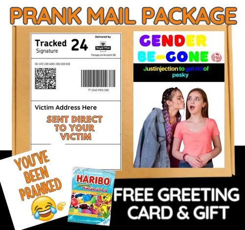 Lustiges streichpostpaket gag - streichpostpaket:,