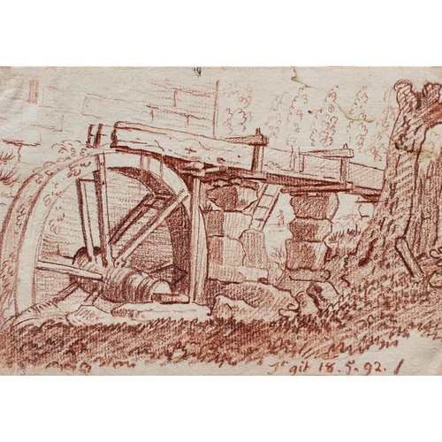 Mühlenrad wassermühle - mühlenrad,