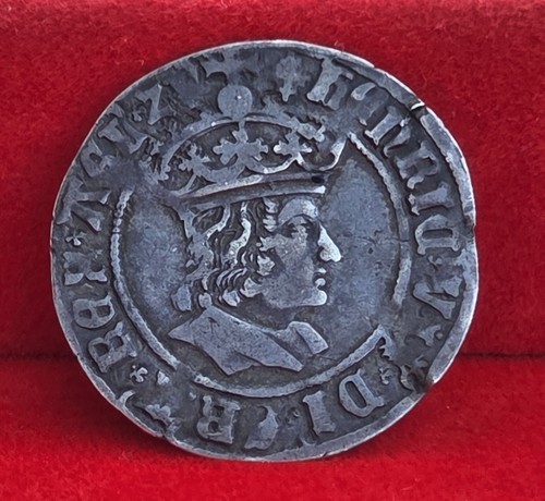Henry vii hammered silver - vii,