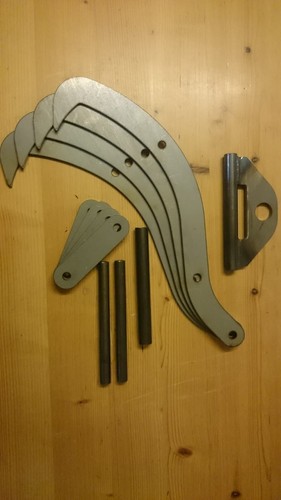 Neu bausatz doppelte holzzange - bausatz,