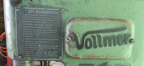 Vollmer schleifmaschine - vollmer,