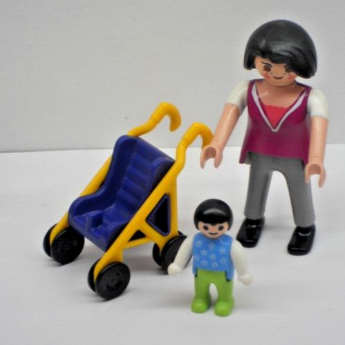 Mama baby buggy figur - ,