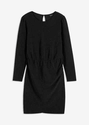 Jerseykleid mit glitzer - jerseykleid,