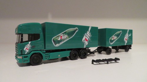 Herpa hängerzug kofferaufbau - herpa,