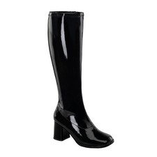 GOGO-300WC extraweite Funtasma Damen Stretchstiefel Boots schwarz Lack günstig