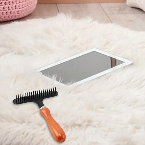 Shag rug harke carpet - rug, groomer