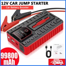 99800MAH AUTO KFZ STARTHILFE JUMP STARTER 12V LADEGERÄT BOOSTER PKW POWER BANK