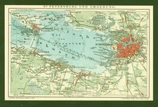 Landkarte anno 1909 - Sankt