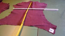 Leder, echt Leder, Ziegen Velour Leder, Soft Leder, Bekleidung, Fb mauve  A60