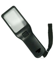 Leselupe Lichtlupe Handlupe Lesehilfe mit LED Beleuchtung Seniorenleselupe